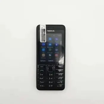 Hot predaj Odomknúť Nokia 301 pôvodný GSM 2.4` Dual SIM Kariet, 3.2 MP Mobilný Telefón zrekonštruovaný